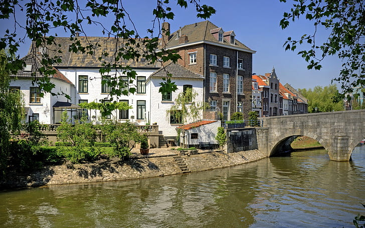 Houses Netherlands、ハウス、オランダ、 HDデスクトップの壁紙