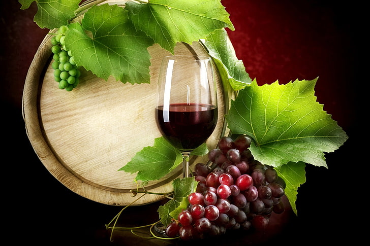 napój, wino, winogrona, Tapety HD