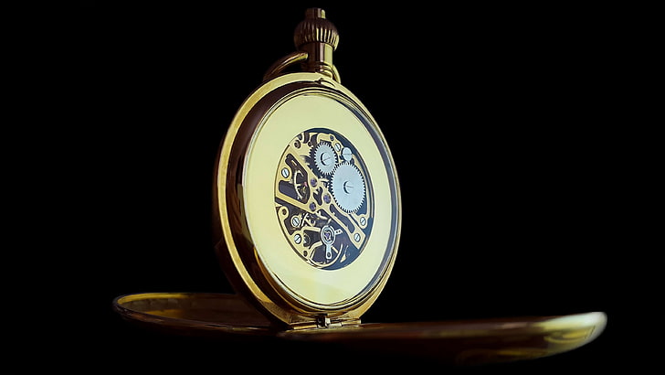 antique, brass, classic, clock, clock face, decoration, design, dial, gear, gold, hours, jewelry, luxury, minute, minutes, movement, nostalgia, old fashioned, pocket watch, pointer, retro, second hand, seconds, shining, HD wallpaper