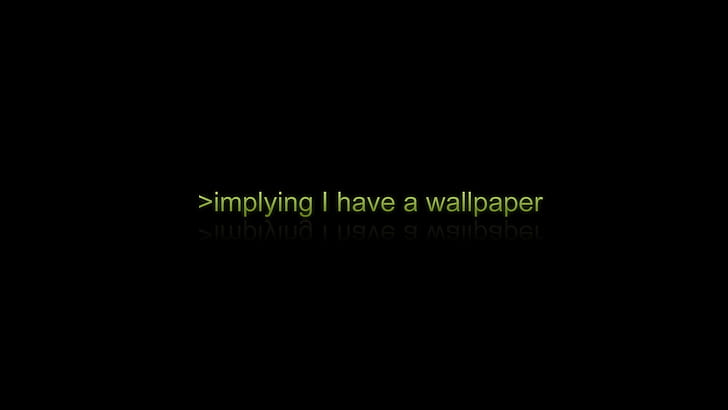 minimalism, 4chan, typography, humor, simple background, black background, HD wallpaper