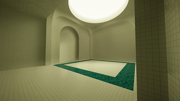 poolrooms, pools, liminal, HD wallpaper