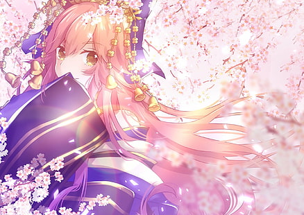 Fate Series, Fate / Grand Order, Caster (Fate / Extra), Tamamo no Mae, Wallpaper HD HD wallpaper