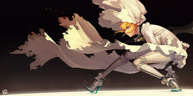 Fate/Grand Order, Fate Series, Nero Claudius, blonde, anime girls, HD wallpaper HD wallpaper