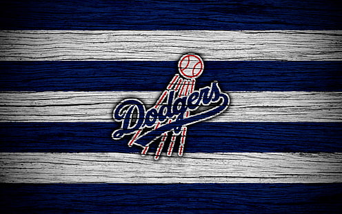 البيسبول ، لوس أنجلوس دودجرز ، الشعار ، MLB، خلفية HD HD wallpaper
