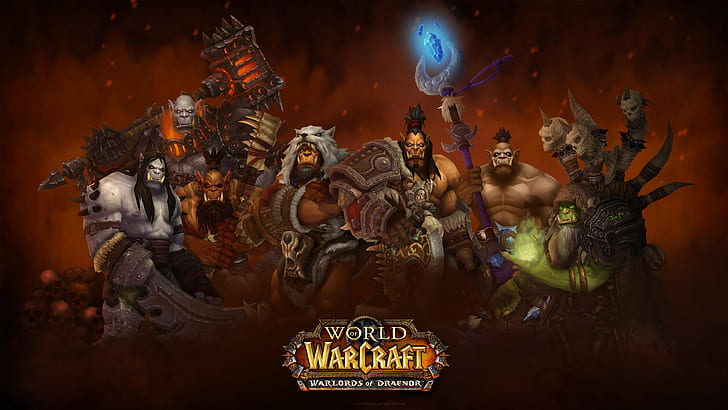 World of Warcraft, Characters, Poster, Game, world of warcraft, characters, poster, HD wallpaper