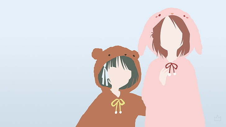 Isshuukan Friends, anime girls, Fujimiya Kaori, Saki Yamagishi, HD wallpaper