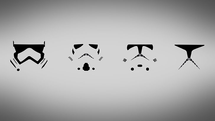 Clone Trooper, minimalism, Simple, Star Wars, stormtrooper, HD wallpaper
