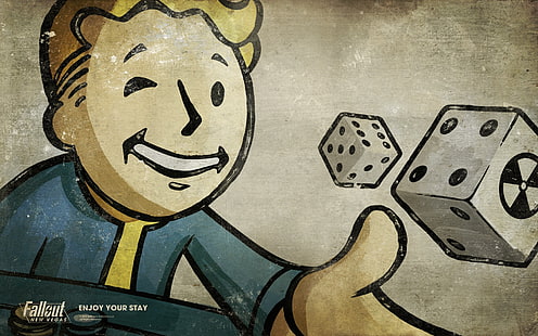 Tapety Fallout, Fallout, Vault Boy, Fallout: New Vegas, gry wideo, Tapety HD HD wallpaper