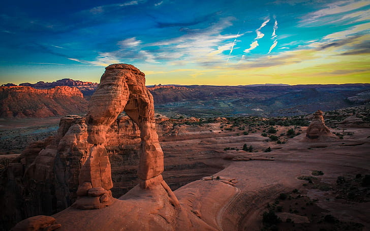Arches National Park Utah HD Tła pulpitu Darmowe pobieranie 3840 × 2400, Tapety HD