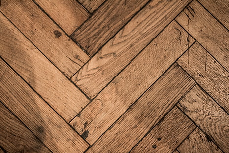 茶色の木製の寄せ木張りの床、テクスチャ、フローリング、寄木細工、 HDデスクトップの壁紙 HD wallpaper