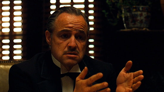 The Godfather, Marlon Brando, Film, Wallpaper HD HD wallpaper