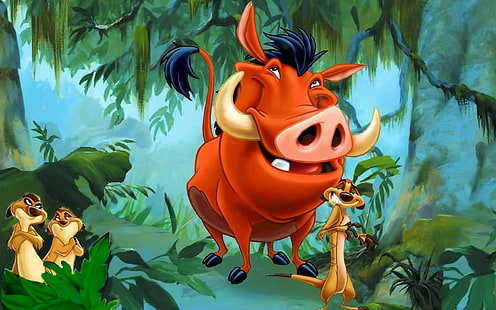 Timon und Pumbaa, HD-Hintergrundbild HD wallpaper