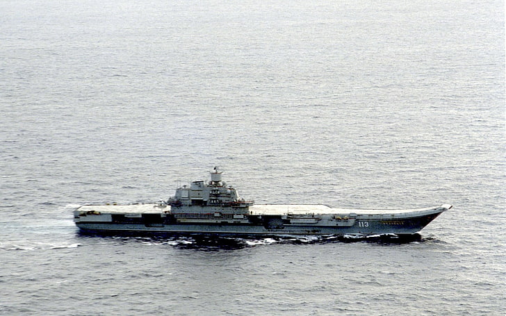Kriegsschiffe, Flugzeugträger, russischer Flugzeugträger Admiral Kusnezow, Kriegsschiff, HD-Hintergrundbild