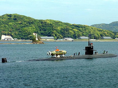 подводная лодка, транспорт, военный, HD обои HD wallpaper
