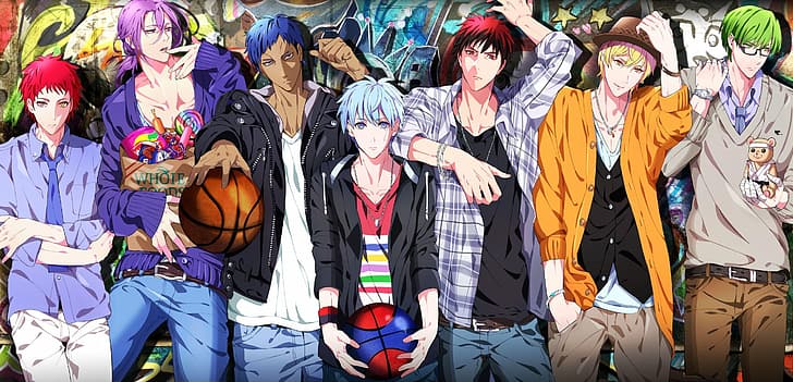 Kuroko no Basket, anime, Sfondo HD