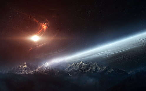 alienigena, espacio, naturaleza, planeta, HD-Hintergrundbild HD wallpaper