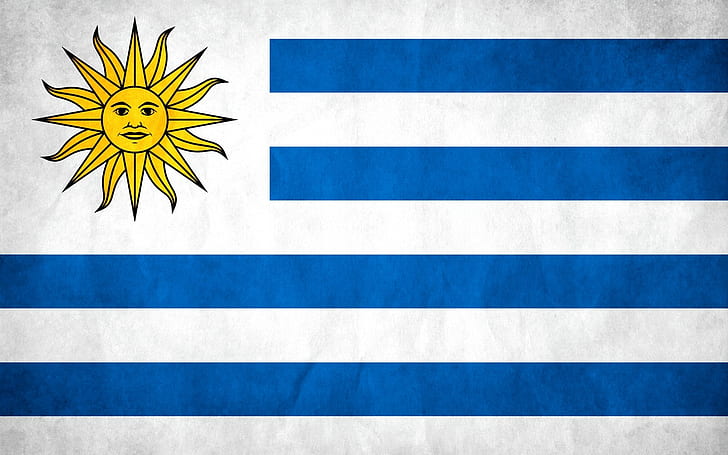 Uruguay, drapeau, symbole, bande, Fond d'écran HD