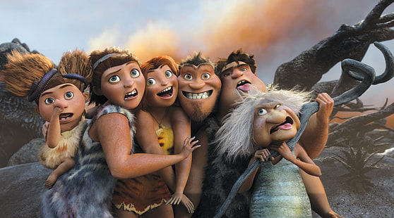 The Croods 2, Cartoons, Others, Movie, Film, 2017, croods, HD тапет HD wallpaper