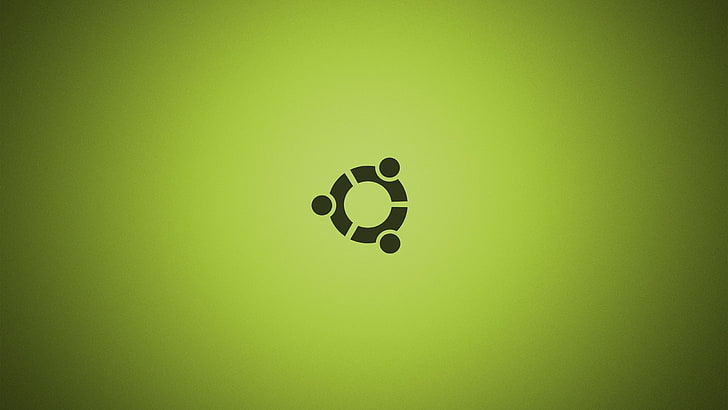 Sharingan logo, Ubuntu, minimalismo, círculo, Fondo de pantalla HD