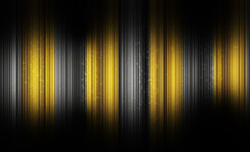 Noir et jaune abstrait, papier peint abstrait noir et jaune, artistique, abstrait, noir, jaune, noir et jaune, Fond d'écran HD HD wallpaper