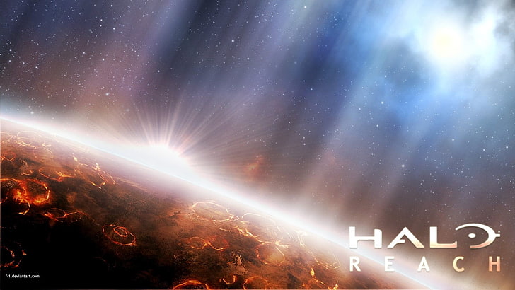 Carta da parati grafica Halo Reach, Halo, Halo Reach, videogiochi, Sfondo HD