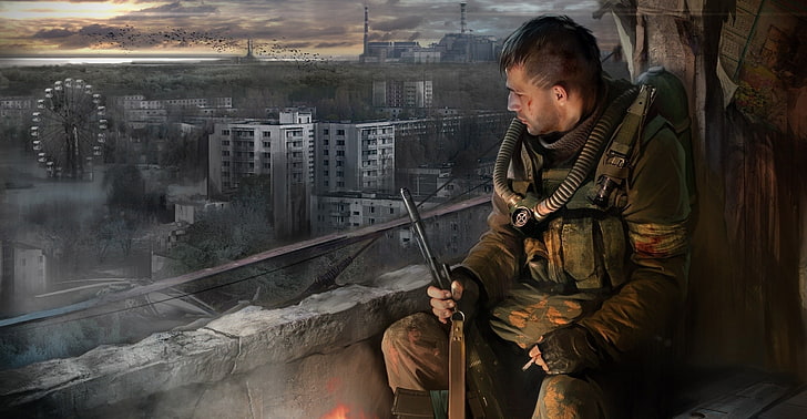 S.T.A.L.K.E.R., S.T.A.L.K.E.R .: Call of Pripyat, videospel, apokalyptisk, ruin, HD tapet
