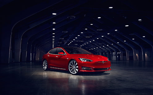 Carro elétrico, Tesla Motors, Tesla Model S P90D, HD papel de parede HD wallpaper