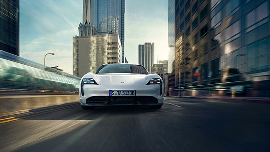 Porsche, Taycan, elektrikli otomobil, HD masaüstü duvar kağıdı HD wallpaper