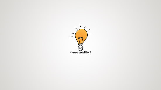 المصباح البرتقالي ، التوضيح ، النقش ، الأفكار ، المصباح الكهربائي، خلفية HD HD wallpaper