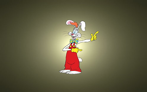 Кто подставил кролика Роджера, зайчика, кролика, улыбку Кто подставил кролика Роджера, зайчика, кролика, улыбку, HD обои HD wallpaper