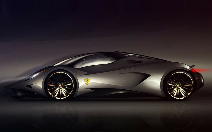 Ferrari Concept HD, автомобили, ферари, концепция, HD тапет
