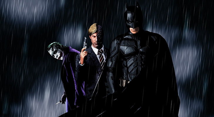 The Dark Knight - Ein Symbol der Hoffnung, Batman und Joker wallpaper, Filme, Batman, der dunkle Ritter, Symbol der Hoffnung, HD-Hintergrundbild