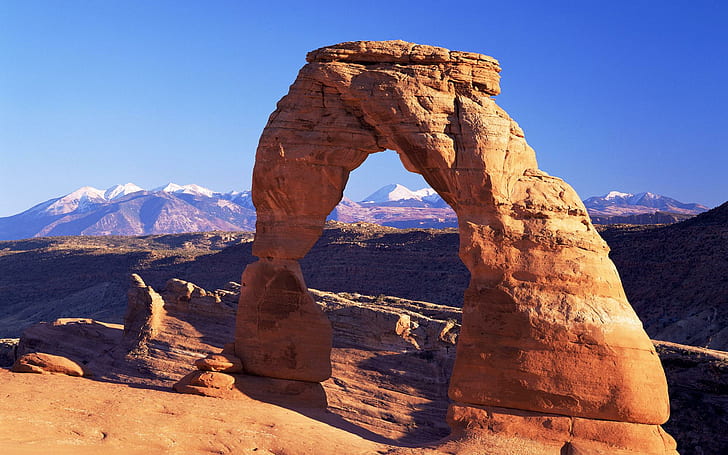 Civiltà antiche, parco nazionale di arché in Arizona, natura, paesaggio, 3d ed estratto, Sfondo HD