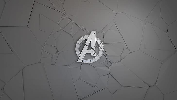 โลโก้ Avengers Minimal Art, วอลล์เปเปอร์ HD