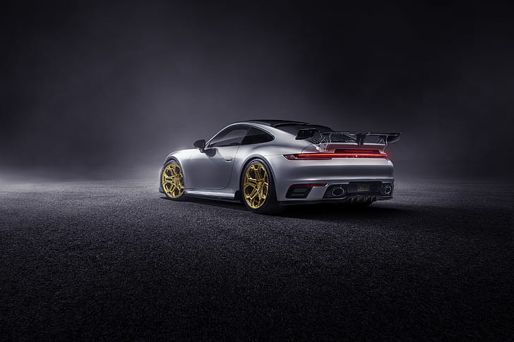 911, Porsche, Carrera, TechArt, 992, 2019, HD tapet