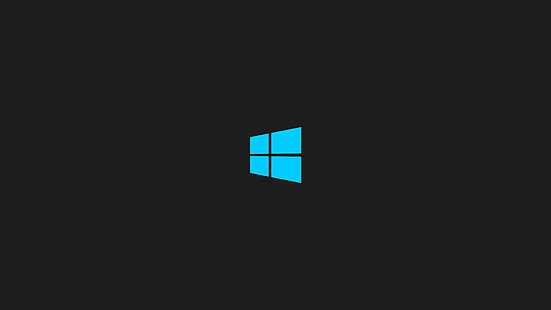 Windows 8, минимализъм, циан, HD тапет HD wallpaper