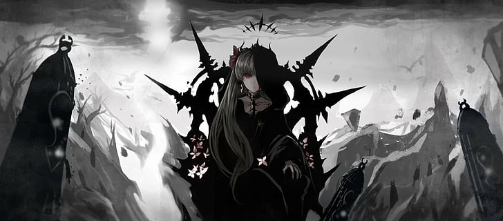 Fate Series, Fate / Grand Order, Dark, Ereshkigal (Fate / Grand Order), HD tapet