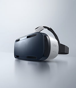 Cuffie VR, unboxing, Samsung Gear VR, recensione, Notizie Hi-Tech del 2015, realtà virtuale, Sfondo HD HD wallpaper