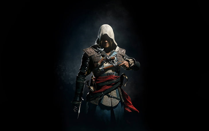 Assassin's Creed tapet, Edward Kenway, Assassin's Creed, Assassin's Creed: Black Flag, videospel, Ubisoft, HD tapet