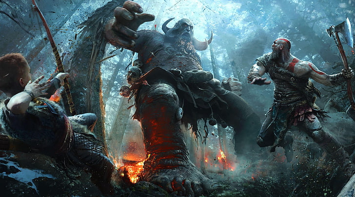 God of War, video games, God of War (2018), HD wallpaper