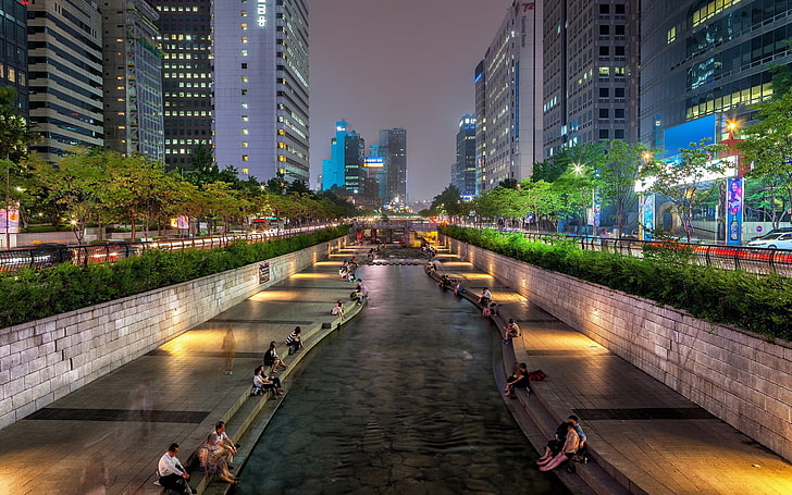 Corée Séoul paysage urbain photographie fond d'écran 23, Fond d'écran HD