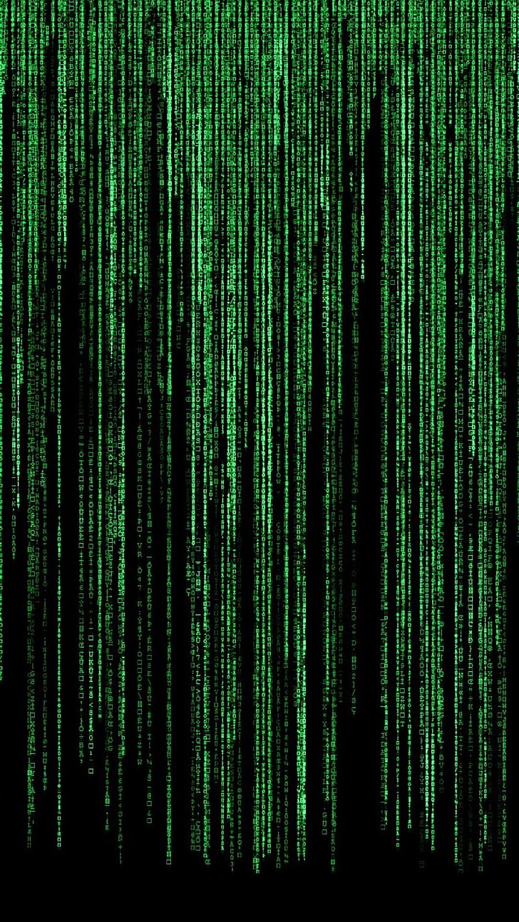 матричный код, The Matrix, фильмы, код, HD обои, телефон обои