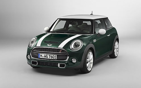 2014 Mini Cooper SD, зелен bentley mini cooper, mini, cooper, 2014, автомобили, HD тапет HD wallpaper