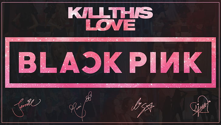 موسيقى ، BlackPink ، توقيع شخصي ، فرقة فتيات ، K-Pop، خلفية HD
