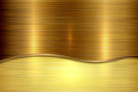 gold graphic wallpaper, metal, gold, plate, HD wallpaper HD wallpaper