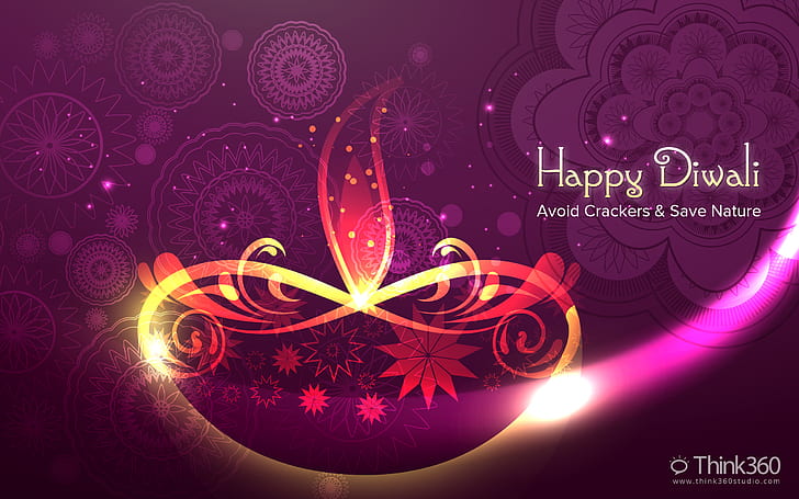 Happy Diwali, festivais indianos, HD papel de parede