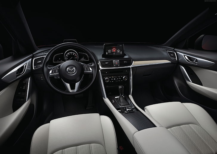 Auto China 2016, interior, Mazda CX-4, Beijing Motor Show 2016, Fondo de pantalla HD