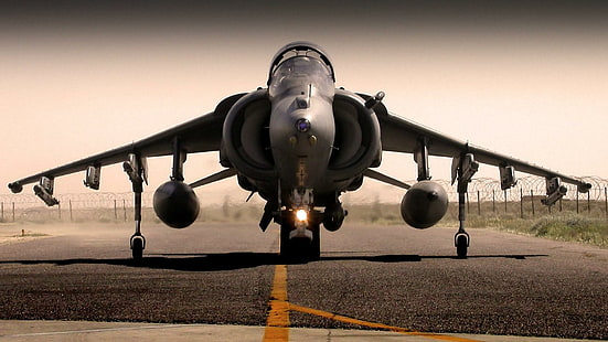 Raf Harrier, ala, ricognizione, portaerei, caccia, elicotteri, aerei, Sfondo HD HD wallpaper