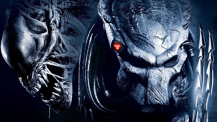 Alien vs Predator digital wallpaper, Predator (movie), Alien vs. Predator, Aliens (movie), HD wallpaper