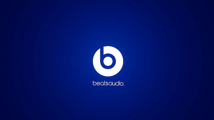 Beats di Dre, blu, Sfondo HD